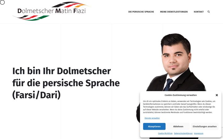 Screenshot of dmf-sh.de