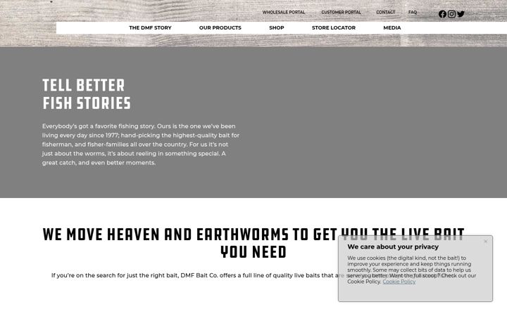 Screenshot of dmfbait.com
