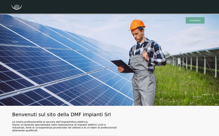 Screenshot of dmfimpianti.it