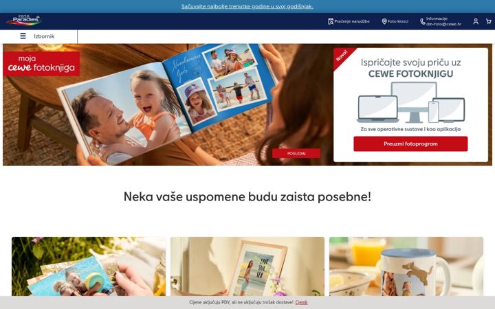 Screenshot of dmfoto.hr