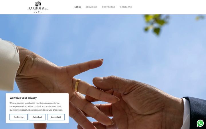 Screenshot of dmfotografia.es
