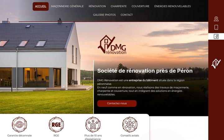 Screenshot of dmg-renovation.fr