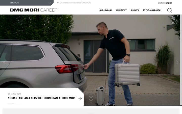 Screenshot of dmgmori-career.com