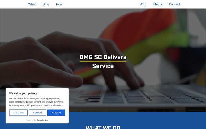 Ekrānuzņēmums no dmgsc.io