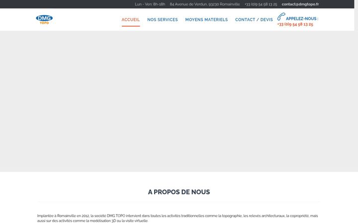 Captura de pantalla de dmgtopo.fr