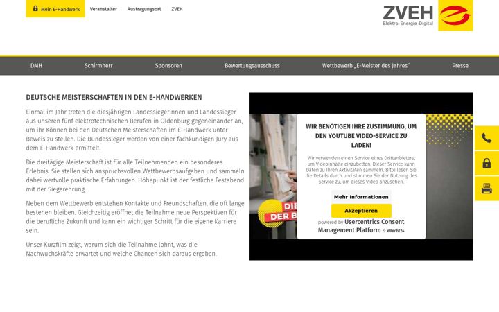 Screenshot of dmh-eh.de