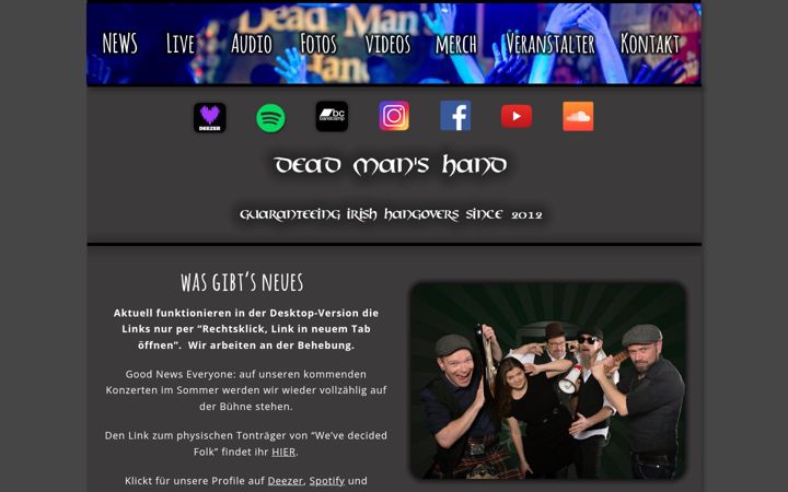 Screenshot of dmh-folk.de