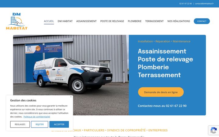 Captura de pantalla de dmhabitat.fr