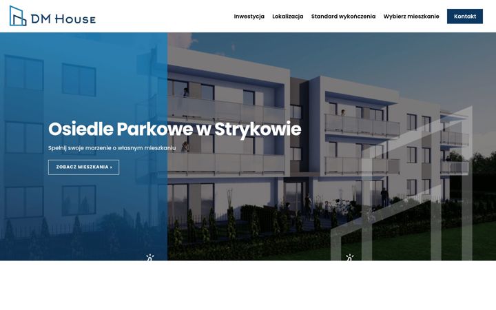 Captura de ecrã de dmhouse.pl
