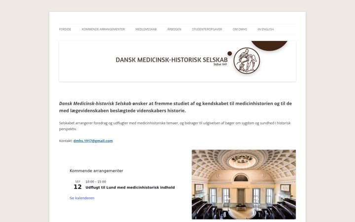 Screenshot of dmhs1917.dk