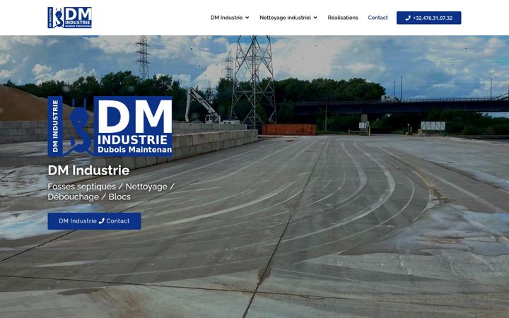 Screenshot of dmi-services.be