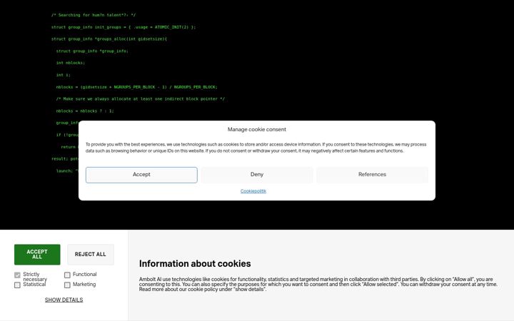 Screenshot of dmiai.dk