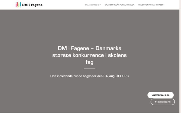 Snímek obrazovky dmifagene.dk