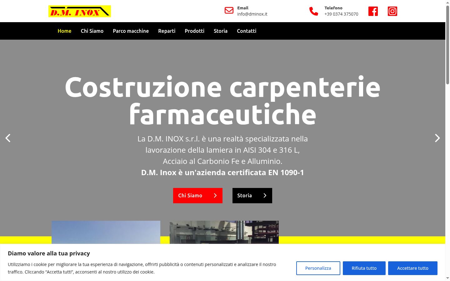 Képernyőkép a bármilyen interakció előtt megjelenő hozzájárulási bannerről