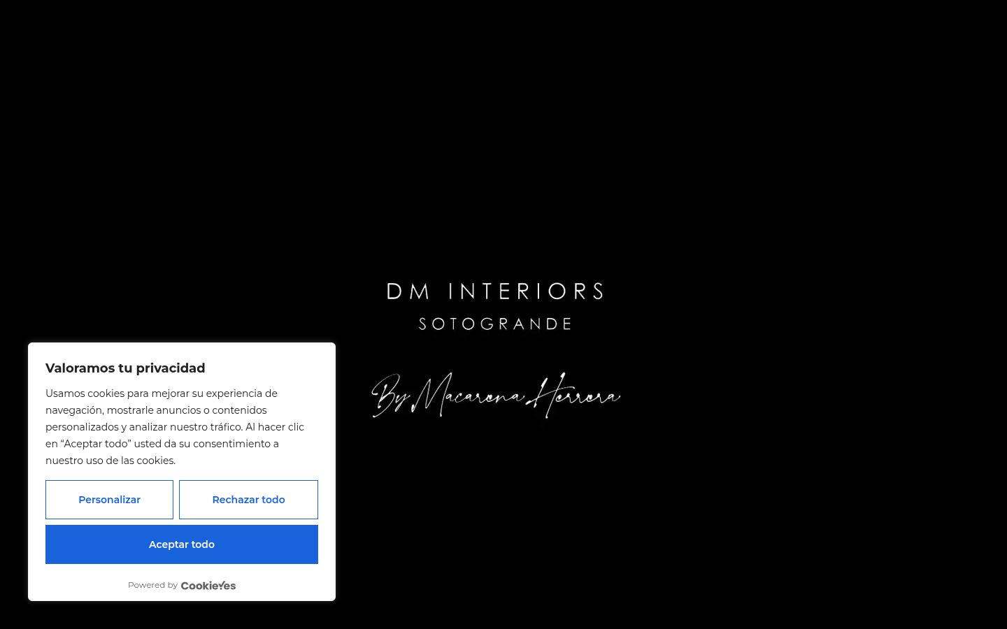 Capture d'écran de la bannière de consentement affichée avant toute interaction