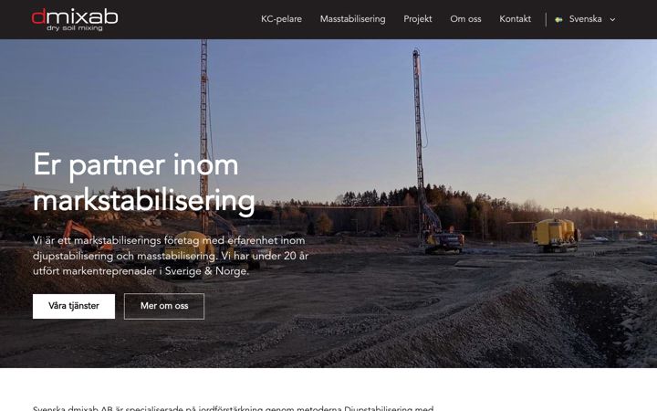 Screenshot of dmixab.se