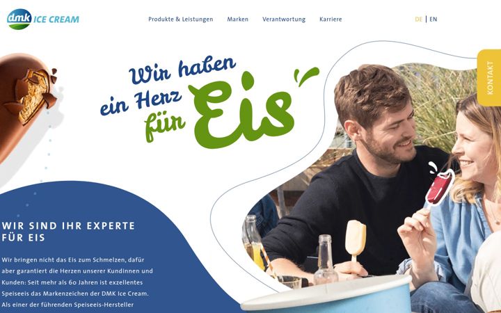 Screenshot of dmk-eis.de