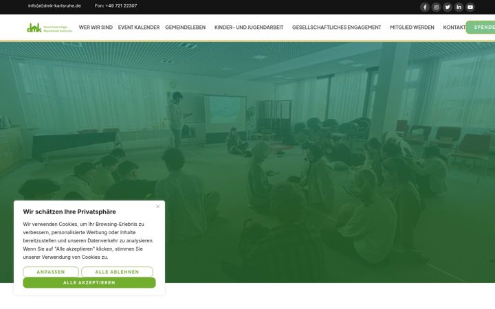 Screenshot of dmk-karlsruhe.de