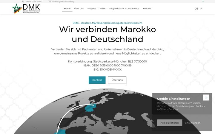 Screenshot of dmk-online.org