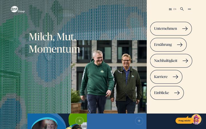Screenshot of dmk.de