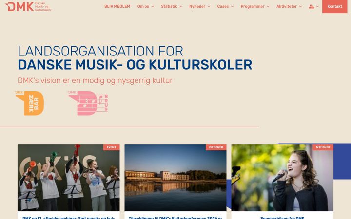 Screenshot of dmkskoler.dk