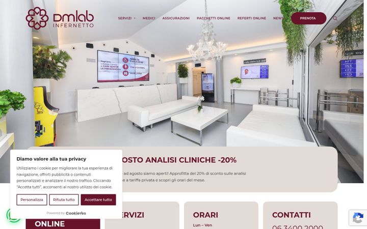 Snímek obrazovky dmlabinfernetto.it
