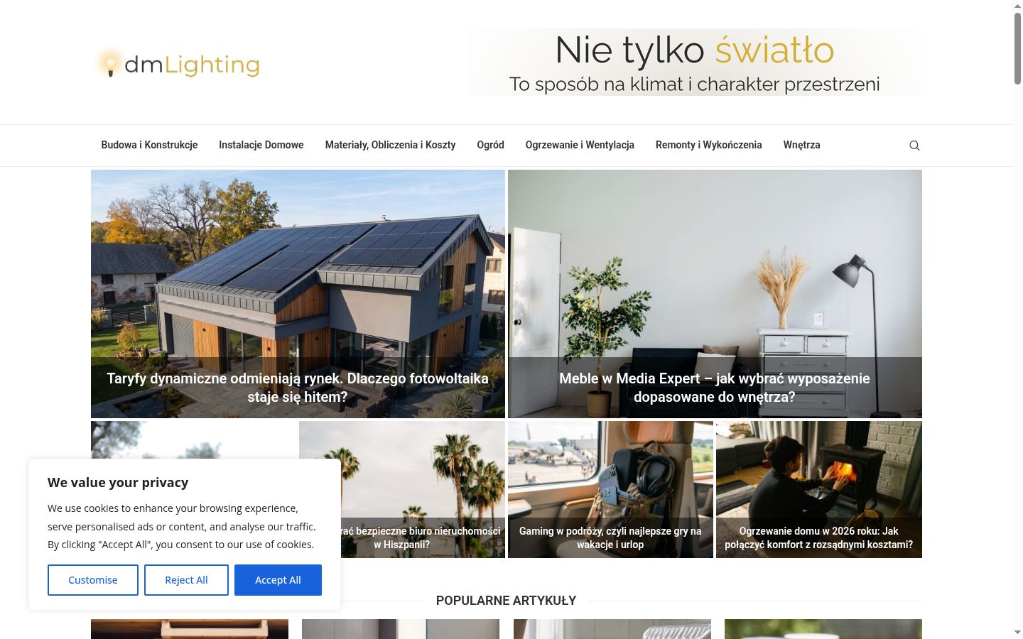 Screenshot tal-banner tal-kunsens muri qabel kwalunkwe interazzjoni