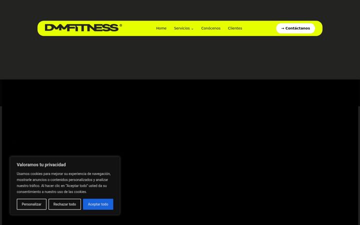 Screenshot of dmmfitness.com