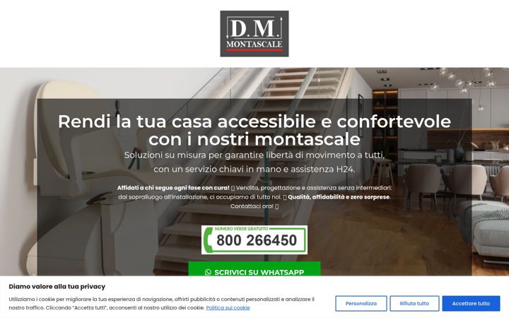 Screenshot of dmmontascale.it