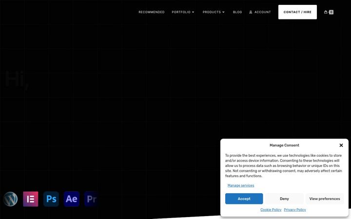 Screenshot of dmmotionarts.com