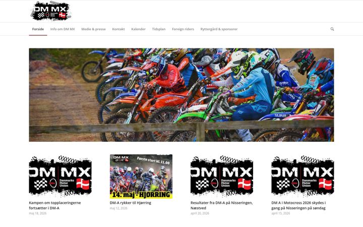 Snímek obrazovky dmmotocross.dk
