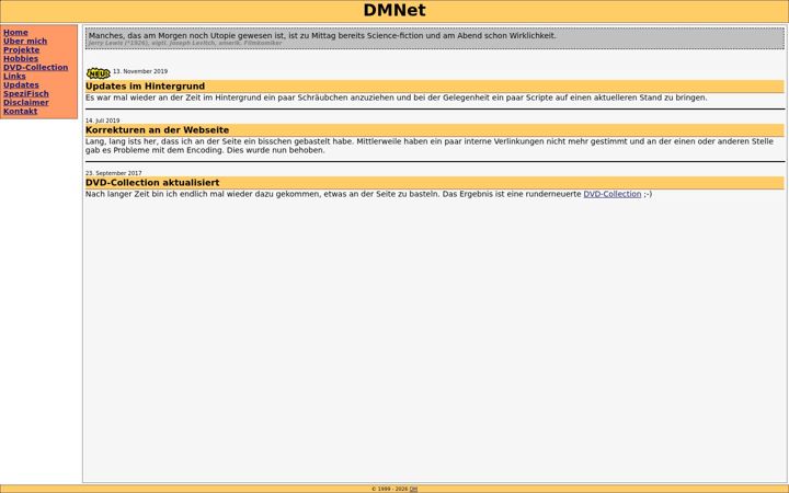Screenshot of dmnet.de