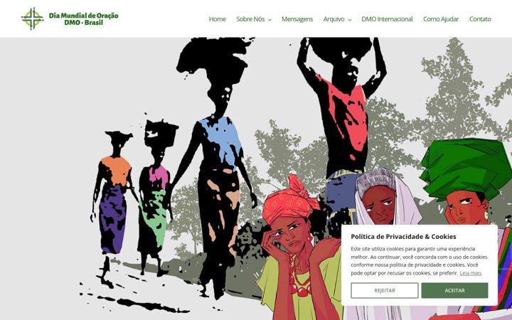 Screenshot stránky dmobrasil.org.br