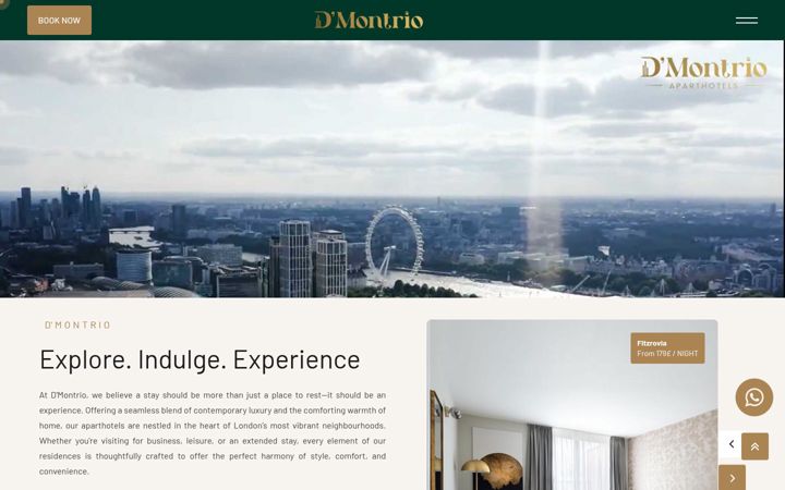 Screenshot of dmontrio.com