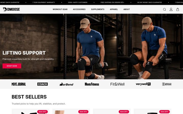 Screenshot of dmoose.com