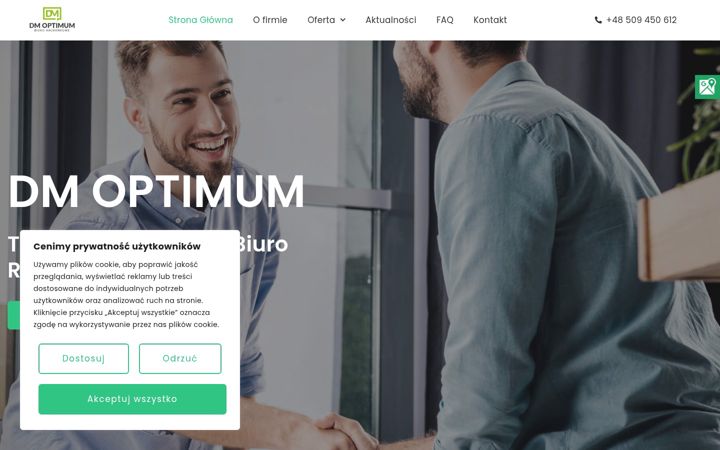 Screenshot of dmoptimum.pl