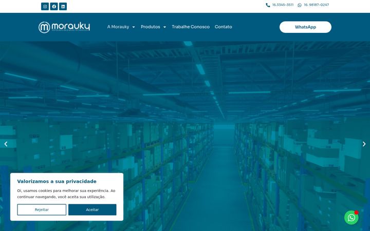 Screenshot of dmorauky.com.br