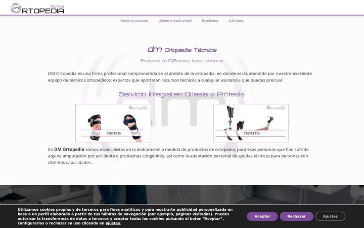 Screenshot of dmortopedia.es
