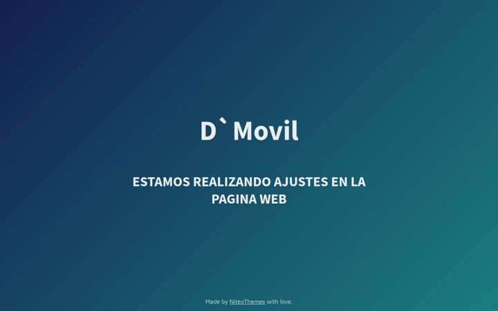 Screenshot of dmovil.es