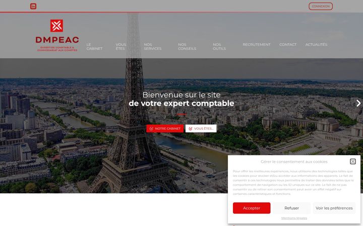 Screenshot of dmpeac.fr