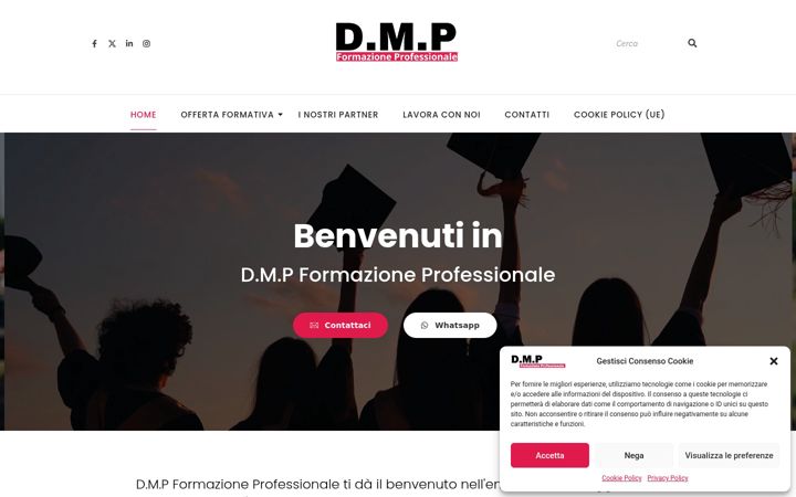 Screenshot of dmpformazione.it