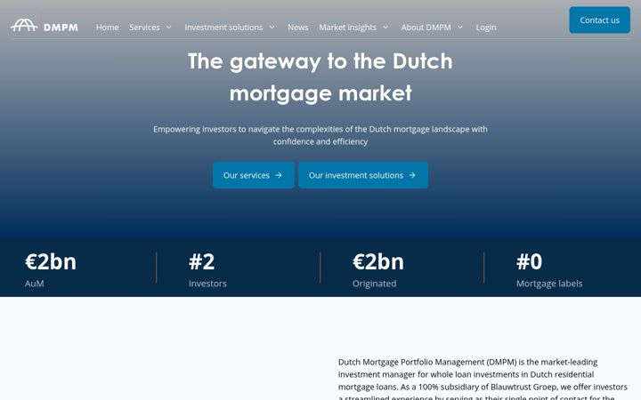 Zrzut ekranu dmpm.nl