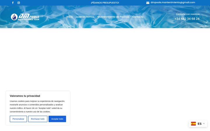 Skjámynd af dmpools.es