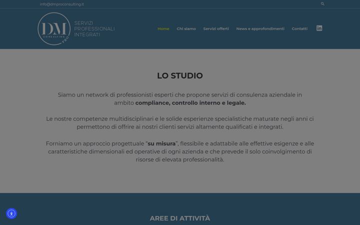 Screenshot of dmproconsulting.it