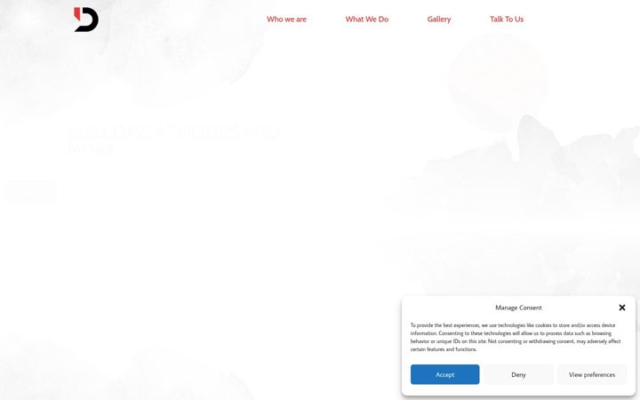 Screenshot of dmprojects.co.za