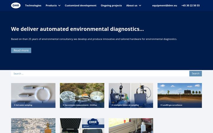 Screenshot of dmr.eu