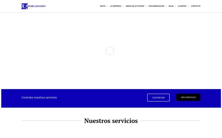 Screenshot of dmrgestion.com