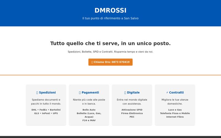 Screenshot of dmrossi.it