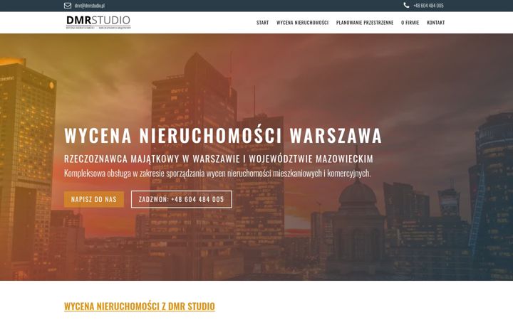 Captura de ecrã de dmrstudio.pl