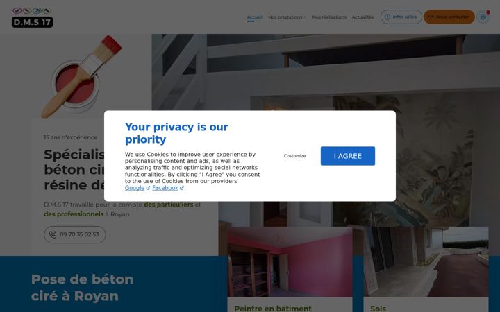 Screenshot of dms-17.fr